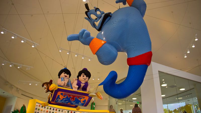 lego store disneyland california