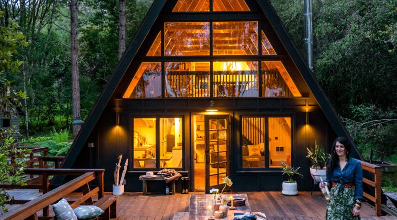 This A Frame Cabin In West Marin Is A Modern Boho Paradise